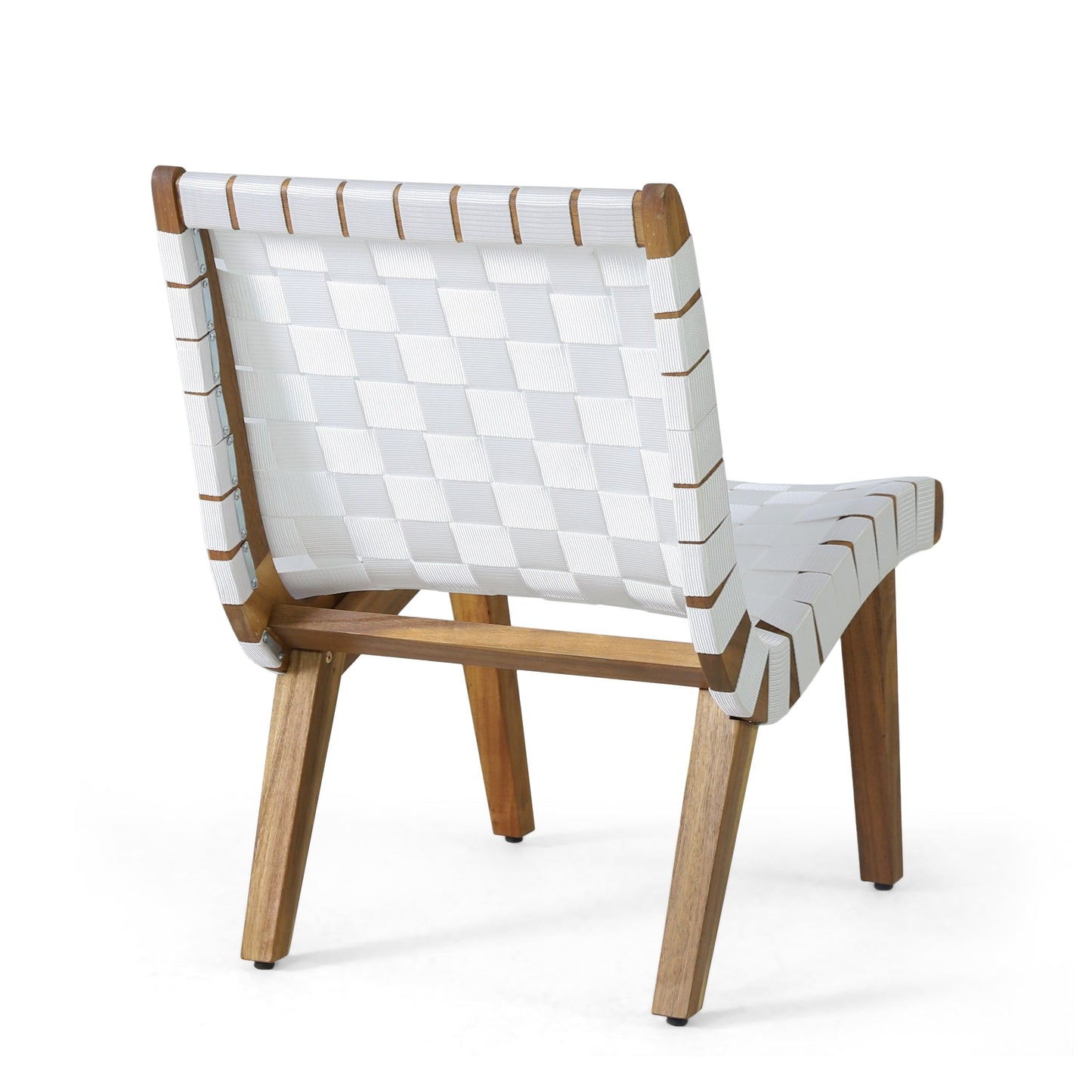 Ensemble de chat d'extérieur Charlotter en corde et bois d'acacia par Christopher Knight Home