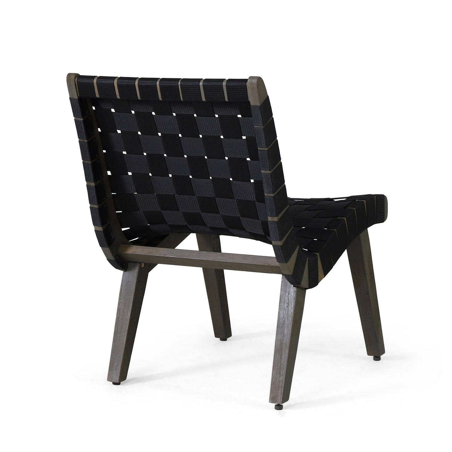 Ensemble de chat d'extérieur Charlotter en corde et bois d'acacia par Christopher Knight Home