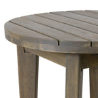 Ensemble de chat d'extérieur Charlotter en corde et bois d'acacia par Christopher Knight Home