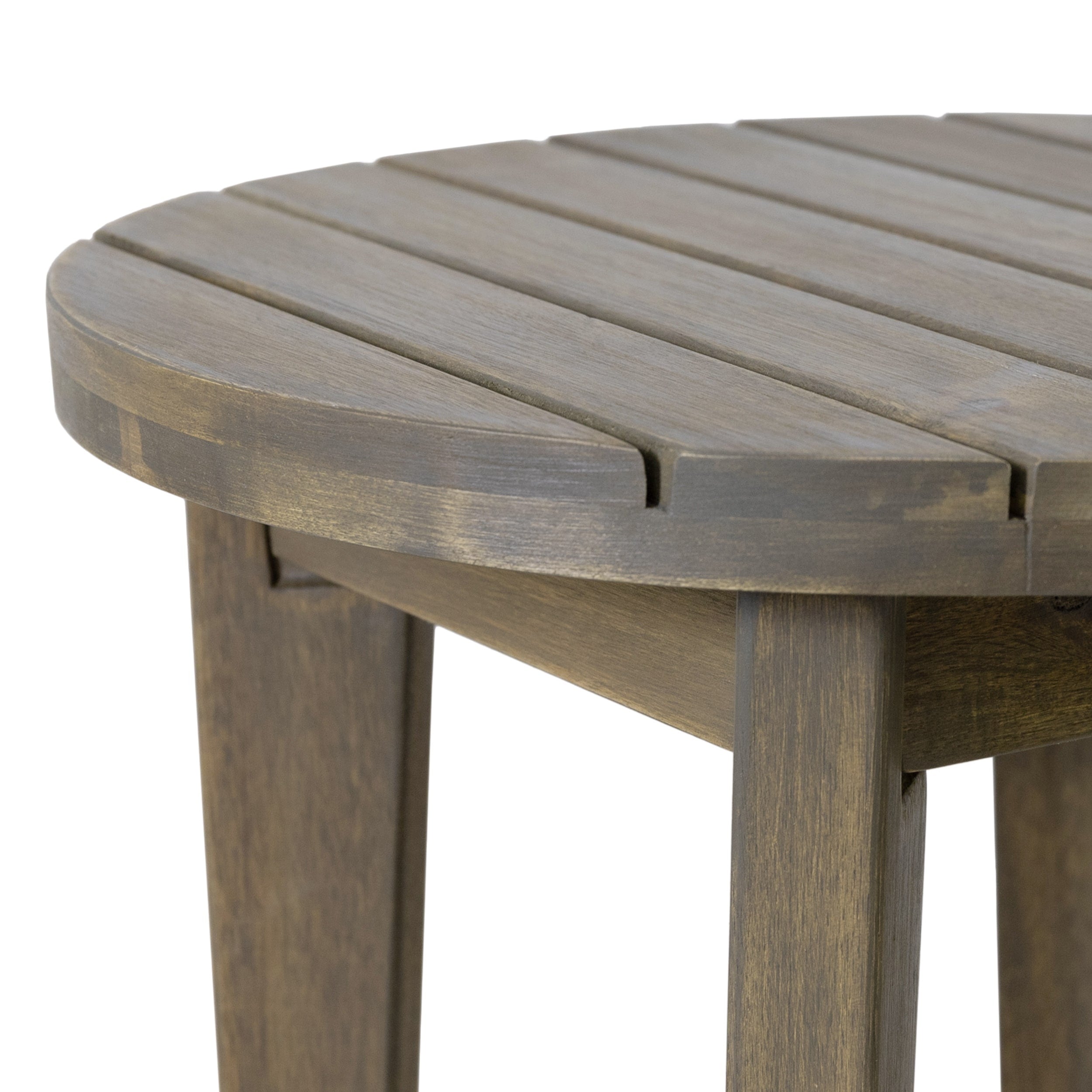 Ensemble de chat d'extérieur Charlotter en corde et bois d'acacia par Christopher Knight Home