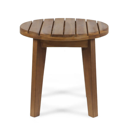 Ensemble de chat d'extérieur Charlotter en corde et bois d'acacia par Christopher Knight Home