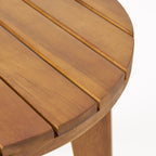 Ensemble de chat d'extérieur Charlotter en corde et bois d'acacia par Christopher Knight Home