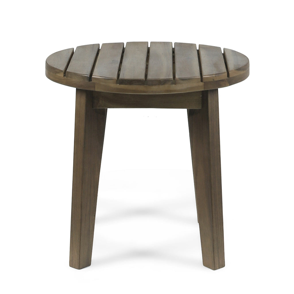 Ensemble de chat d'extérieur Charlotter en corde et bois d'acacia par Christopher Knight Home