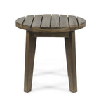 Ensemble de chat d'extérieur Charlotter en corde et bois d'acacia par Christopher Knight Home