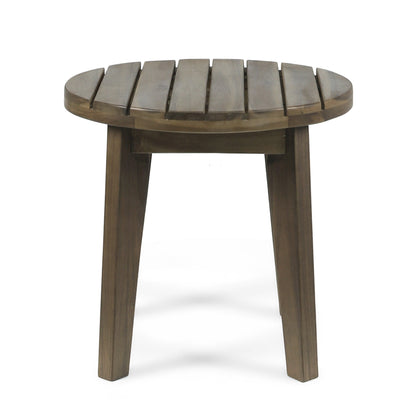 Ensemble de chat d'extérieur Charlotter en corde et bois d'acacia par Christopher Knight Home