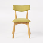 Chaises de salle à manger Chazz en bois d'hévéa rembourrées, style milieu de siècle (lot de 2/4) par Christopher Knight Home