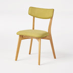 Chaises de salle à manger Chazz en bois d'hévéa rembourrées, style milieu de siècle (lot de 2/4) par Christopher Knight Home