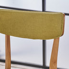 Chaises de salle à manger Chazz en bois d'hévéa rembourrées, style milieu de siècle (lot de 2/4) par Christopher Knight Home
