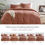 Parure de lit style bohème plissée Chelsea Square Evans Pinch