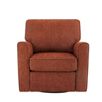 Fauteuil pivotant à 360° en chenille, fauteuil moderne avec poches latérales, fauteuil pivotant, fauteuil inclinable ergonomique pour chambre à coucher