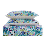 Parure de lit 3 pièces Christian Siriano NY Dahlia à motif floral aquarelle