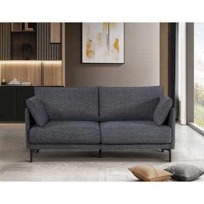 Christopher Knight Home - Canapé 2,5 places avec port de chargement USB et pieds en métal
