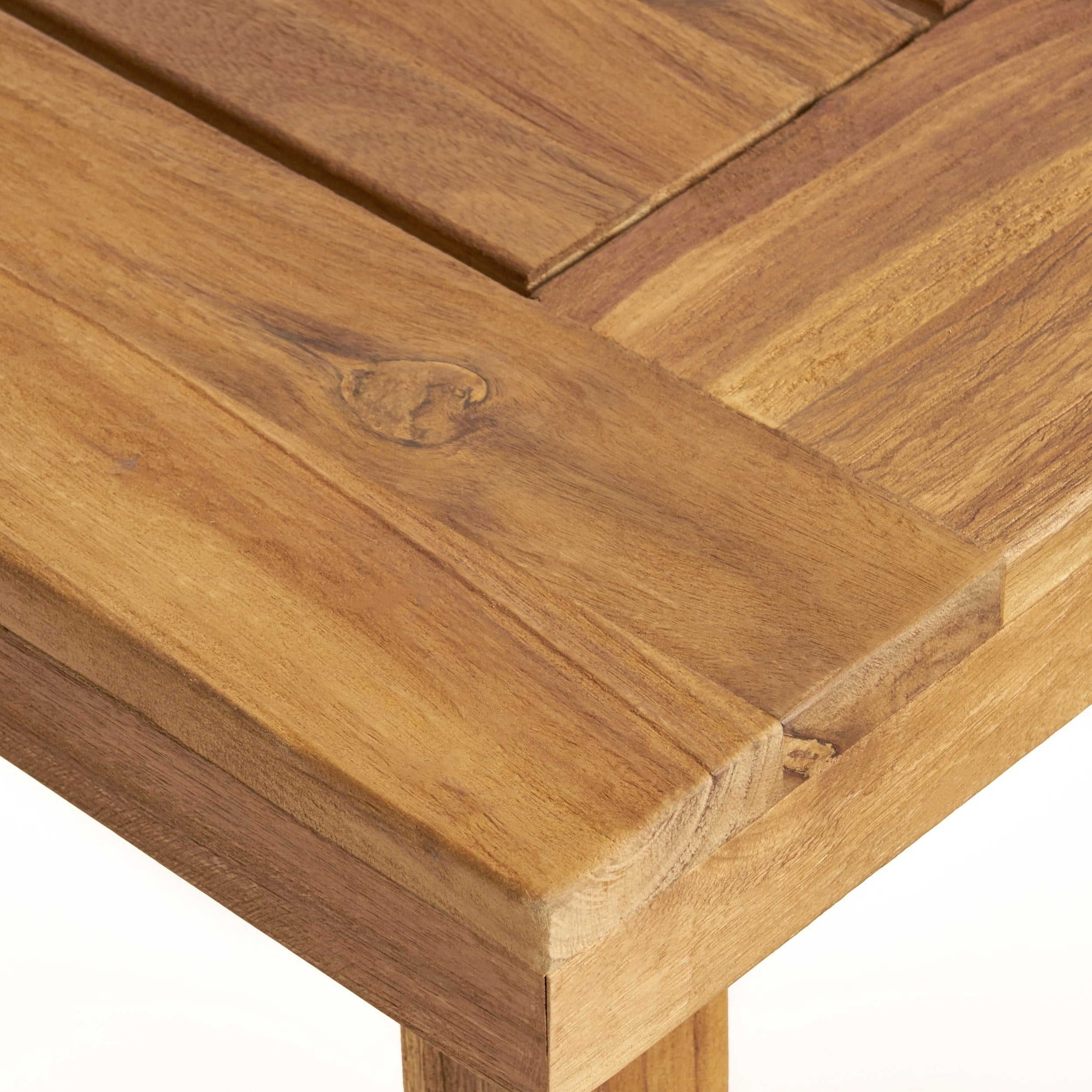 Christopher Knight Home - Ensemble de salle à manger d'extérieur Emma en bois et résine, 7 pièces