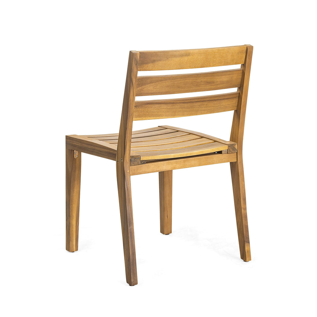 Christopher Knight Home - Ensemble de salle à manger extensible Hampton 7 pièces en bois d'acacia avec trou pour parasol