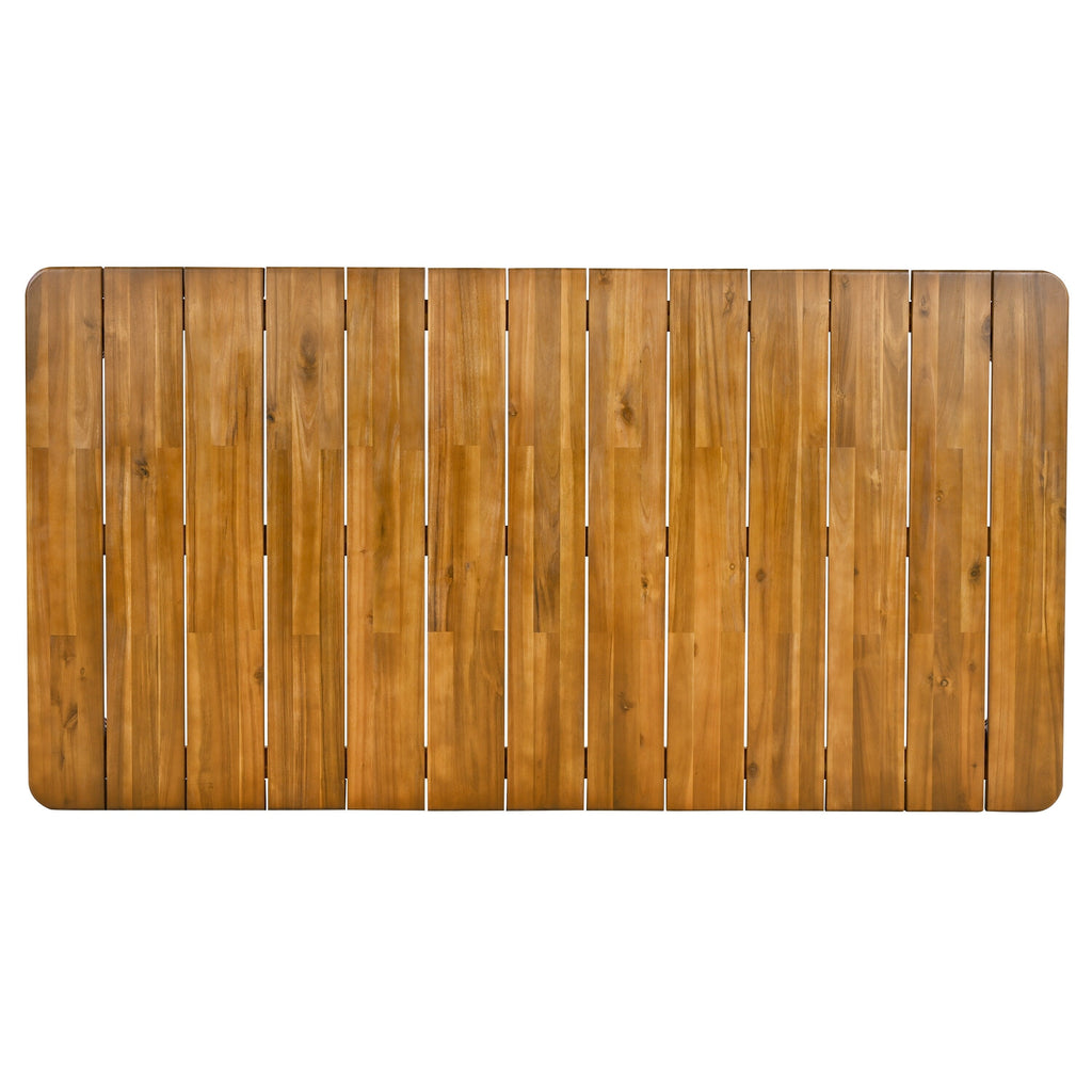 Christopher Knight Home - Ensemble de salle à manger d'extérieur Porter en bois d'acacia 7 pièces