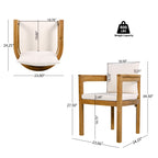 Christopher Knight Home - Ensemble de salle à manger d'extérieur Porter en bois d'acacia 7 pièces