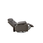 Christopher Knight Home - Fauteuil inclinable pivotant à bascule Liyasi à double moteur OKIN avec position infinie, appui-tête électrique et chargement USB