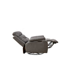 Christopher Knight Home - Fauteuil inclinable pivotant à bascule Liyasi à double moteur OKIN avec position infinie, appui-tête électrique et chargement USB