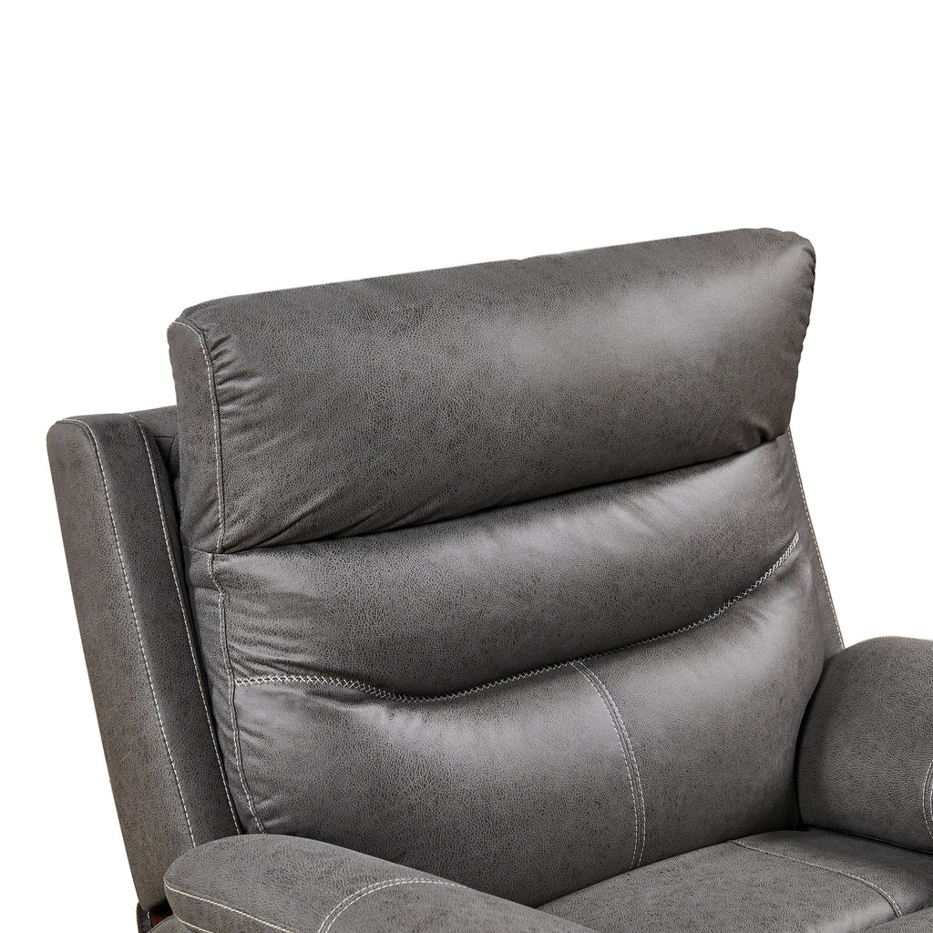 Christopher Knight Home - Fauteuil inclinable pivotant à bascule Liyasi à double moteur OKIN avec position infinie, appui-tête électrique et chargement USB