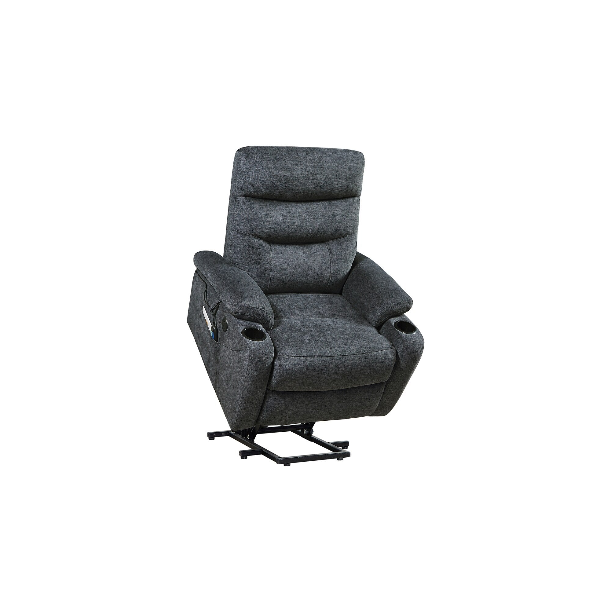 Christopher Knight Home - Fauteuil inclinable électrique Liyasi avec massage, chauffage et fonctionnalités pratiques