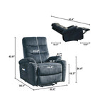 Christopher Knight Home - Fauteuil inclinable électrique Liyasi avec massage, chauffage et fonctionnalités pratiques