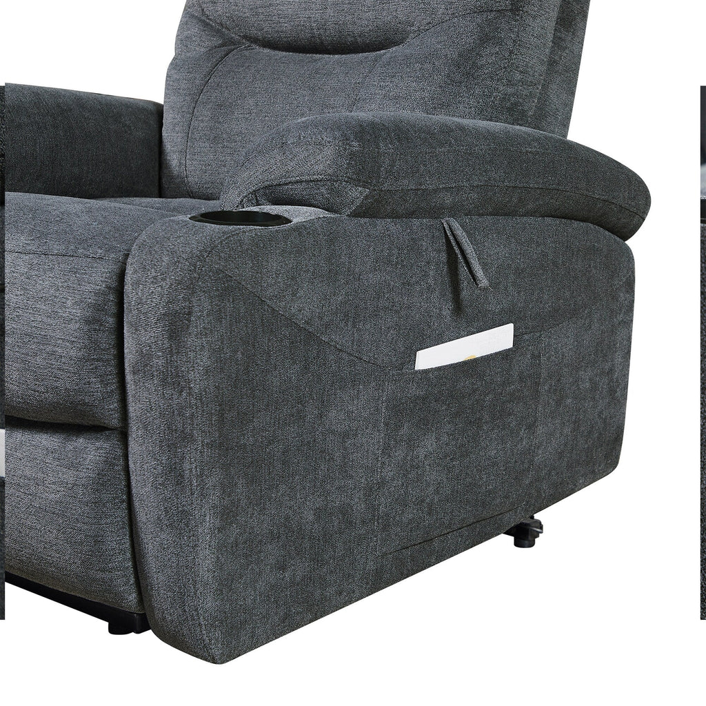 Christopher Knight Home - Fauteuil inclinable électrique Liyasi avec massage, chauffage et fonctionnalités pratiques