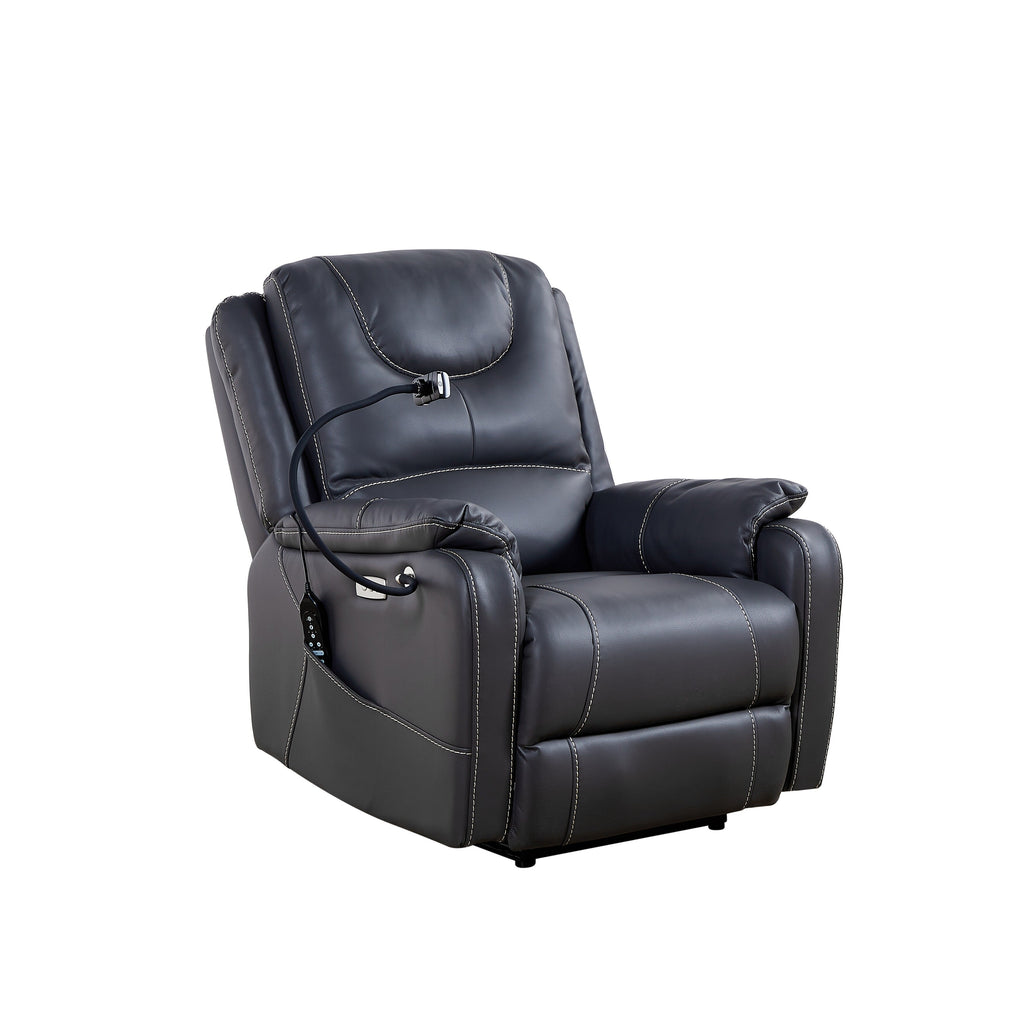 Christopher Knight Home - Fauteuil inclinable électrique Liyasi Zero Gravity avec massage, chauffage, chargement USB et support pour téléphone