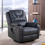 Christopher Knight Home - Fauteuil inclinable électrique Liyasi Zero Gravity avec massage, chauffage, chargement USB et support pour téléphone