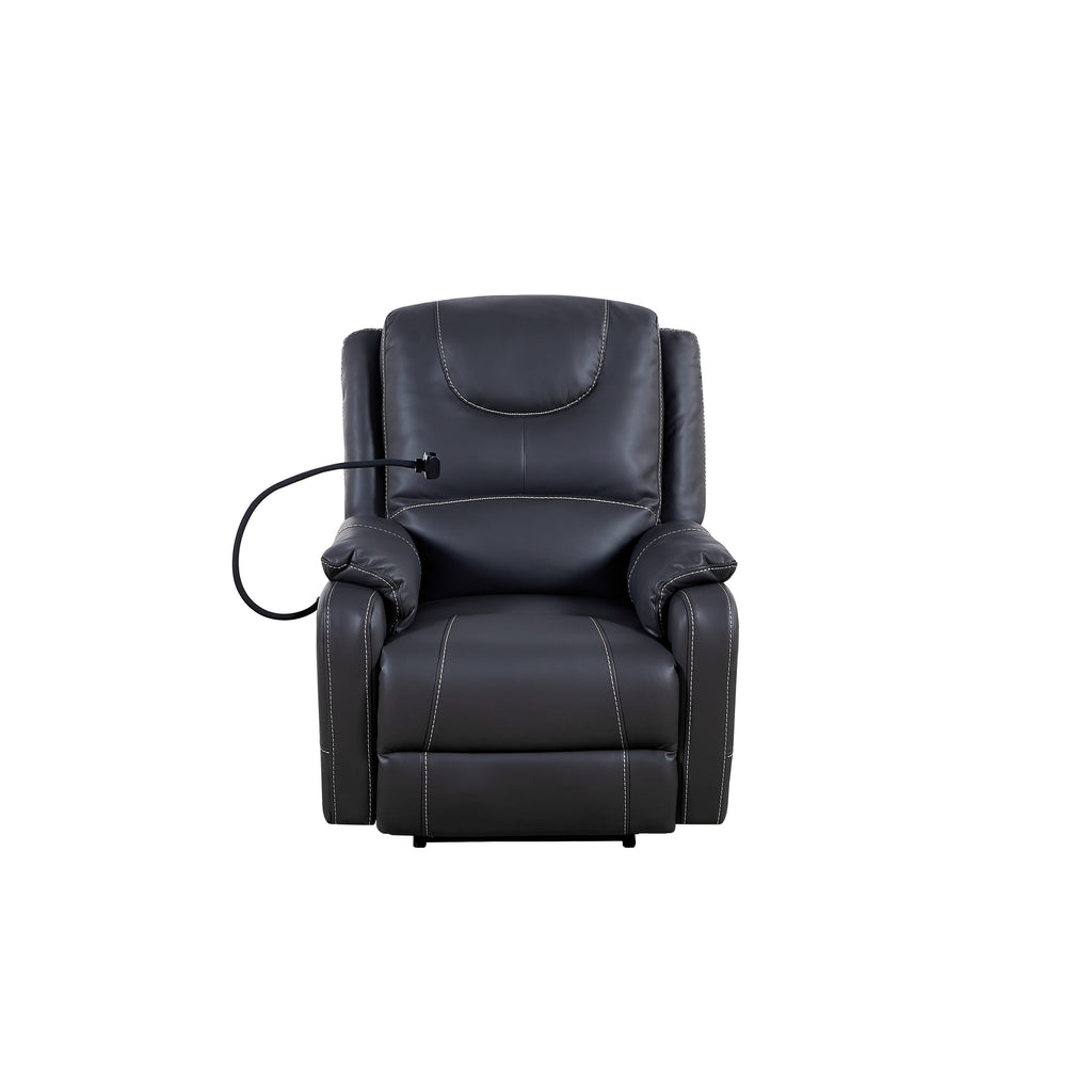Christopher Knight Home - Fauteuil inclinable électrique Liyasi Zero Gravity avec massage, chauffage, chargement USB et support pour téléphone