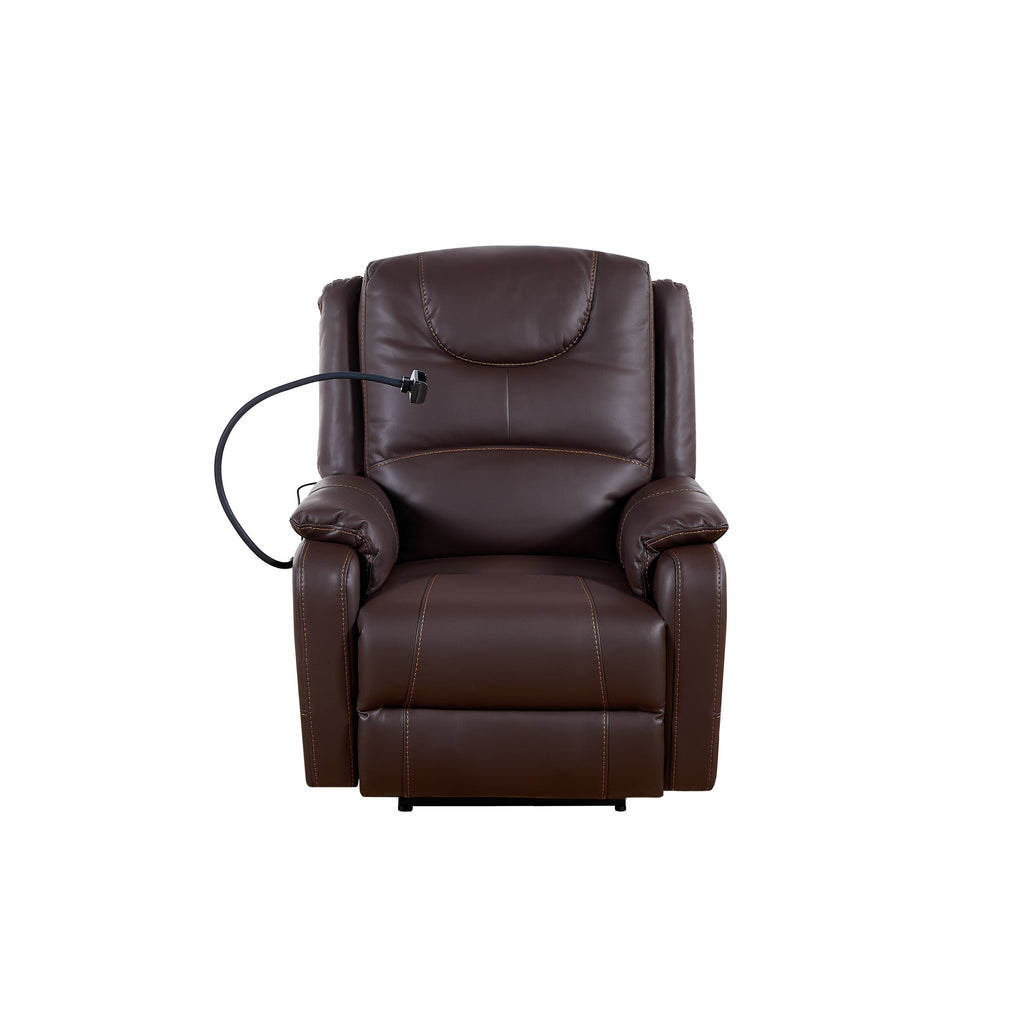 Christopher Knight Home - Fauteuil inclinable électrique Liyasi Zero Gravity avec massage, chauffage, chargement USB et support pour téléphone