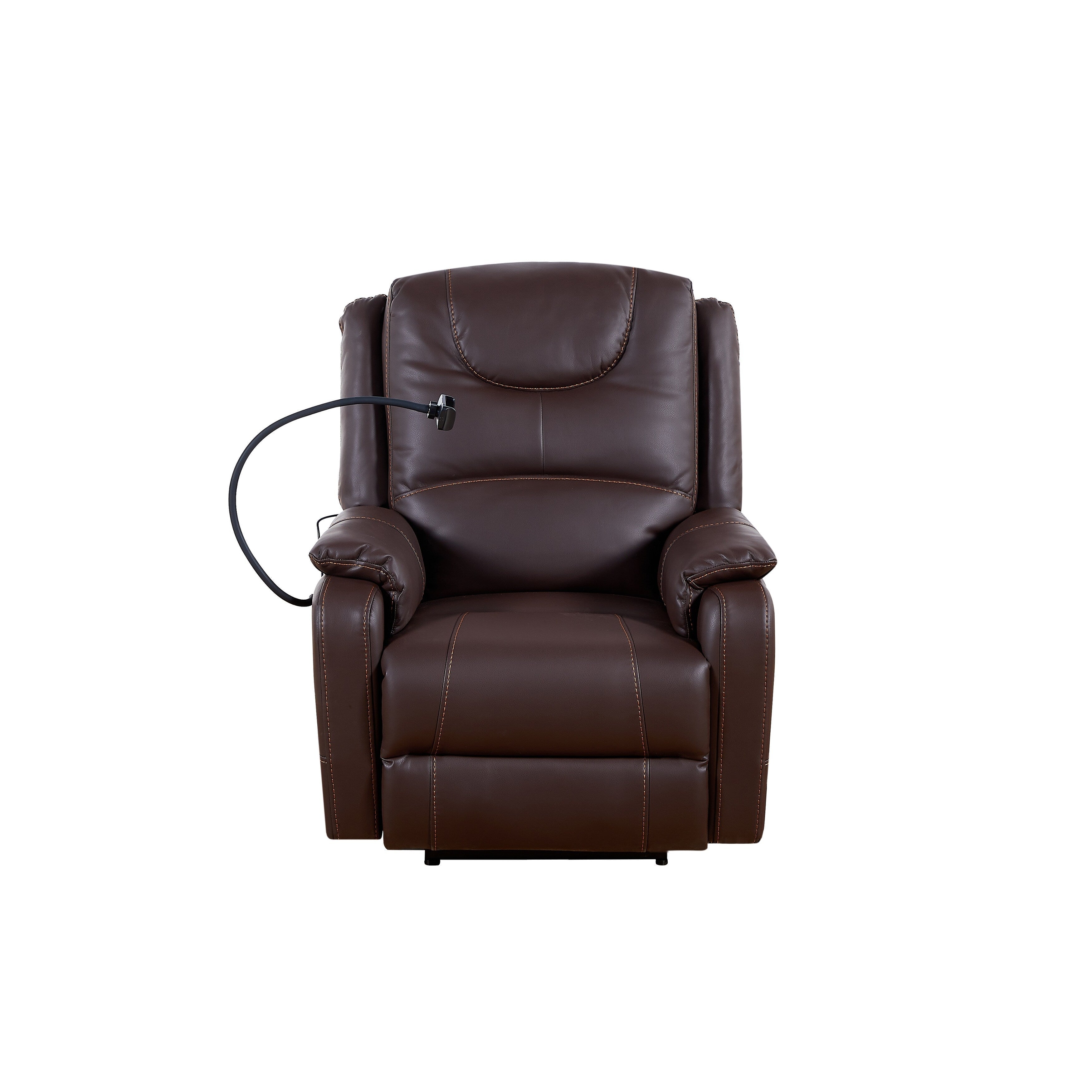 Christopher Knight Home - Fauteuil inclinable électrique Liyasi Zero Gravity avec massage, chauffage, chargement USB et support pour téléphone