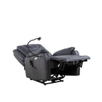 Christopher Knight Home - Fauteuil inclinable électrique Liyasi Zero Gravity avec massage, chauffage, chargement USB et support pour téléphone