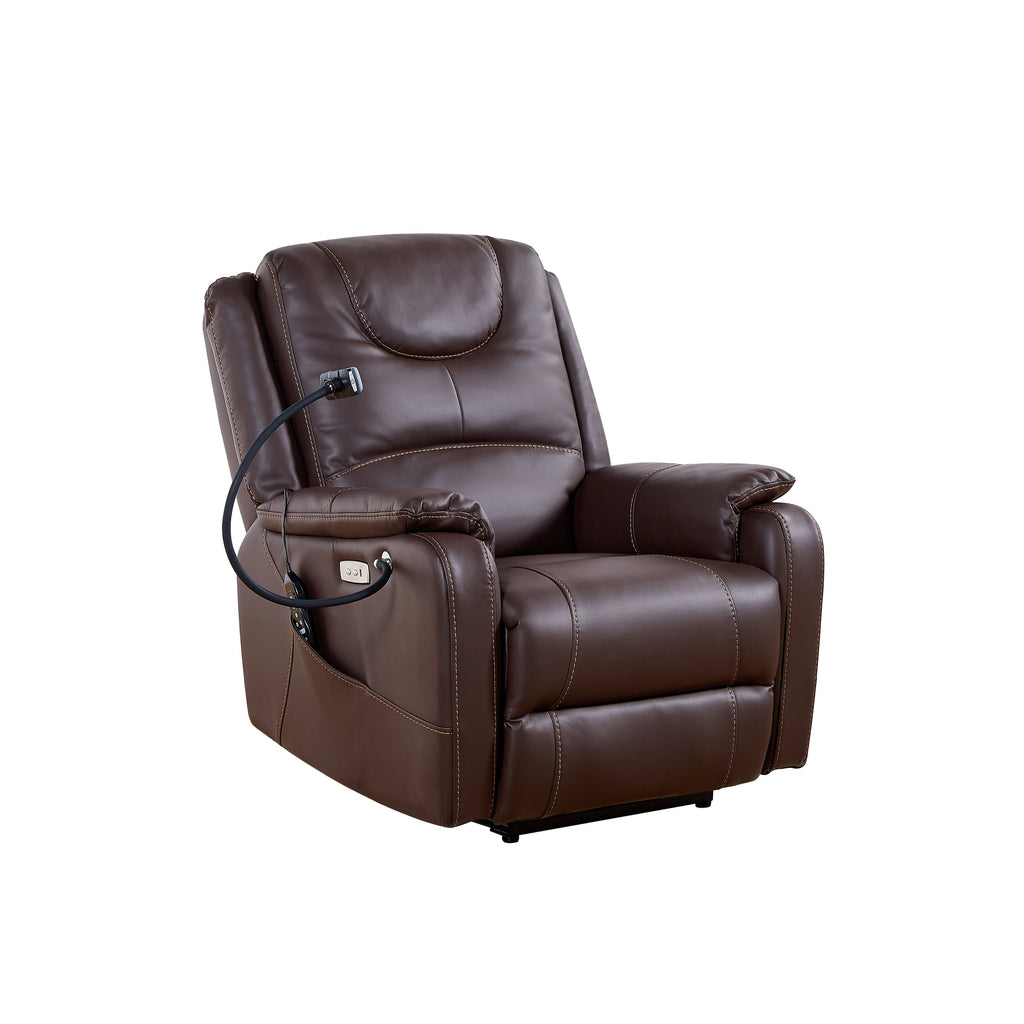 Christopher Knight Home - Fauteuil inclinable électrique Liyasi Zero Gravity avec massage, chauffage, chargement USB et support pour téléphone