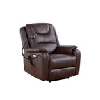 Christopher Knight Home - Fauteuil inclinable électrique Liyasi Zero Gravity avec massage, chauffage, chargement USB et support pour téléphone