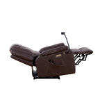 Christopher Knight Home - Fauteuil inclinable électrique Liyasi Zero Gravity avec massage, chauffage, chargement USB et support pour téléphone