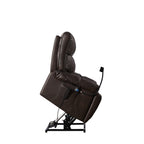 Christopher Knight Home - Fauteuil inclinable électrique avec deux moteurs, massage, chauffage, porte-gobelets et support de téléphone réglable