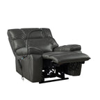 Christopher Knight Home - Fauteuil inclinable électrique avec deux moteurs, massage, chauffage, porte-gobelets et support de téléphone réglable