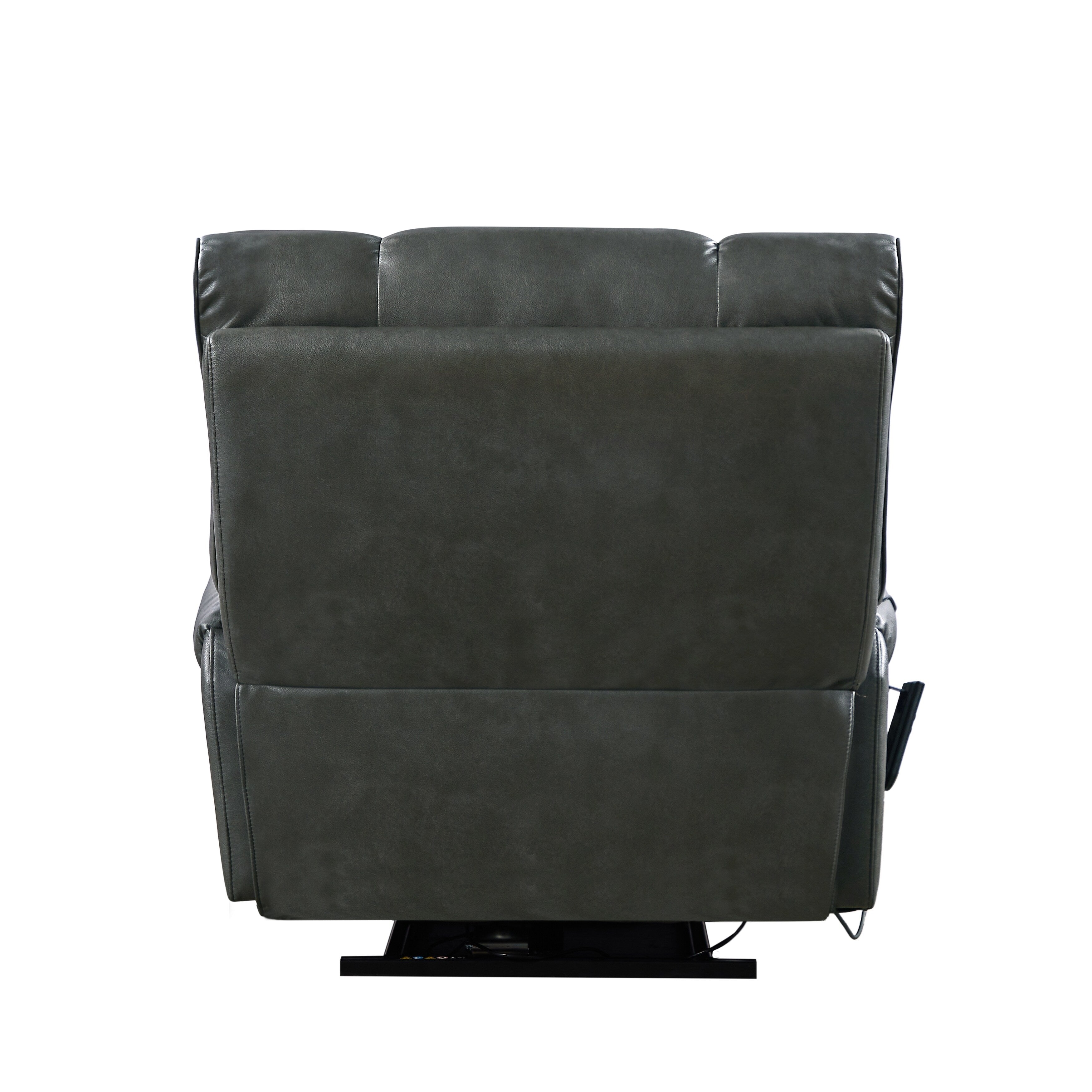 Christopher Knight Home - Fauteuil inclinable électrique avec deux moteurs, massage, chauffage, porte-gobelets et support de téléphone réglable