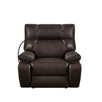 Christopher Knight Home - Fauteuil inclinable électrique avec deux moteurs, massage, chauffage, porte-gobelets et support de téléphone réglable