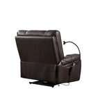 Christopher Knight Home - Fauteuil inclinable électrique avec deux moteurs, massage, chauffage, porte-gobelets et support de téléphone réglable