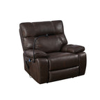 Christopher Knight Home - Fauteuil inclinable électrique avec deux moteurs, massage, chauffage, porte-gobelets et support de téléphone réglable