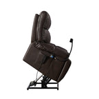 Christopher Knight Home - Fauteuil inclinable électrique avec deux moteurs, massage, chauffage, porte-gobelets et support de téléphone réglable