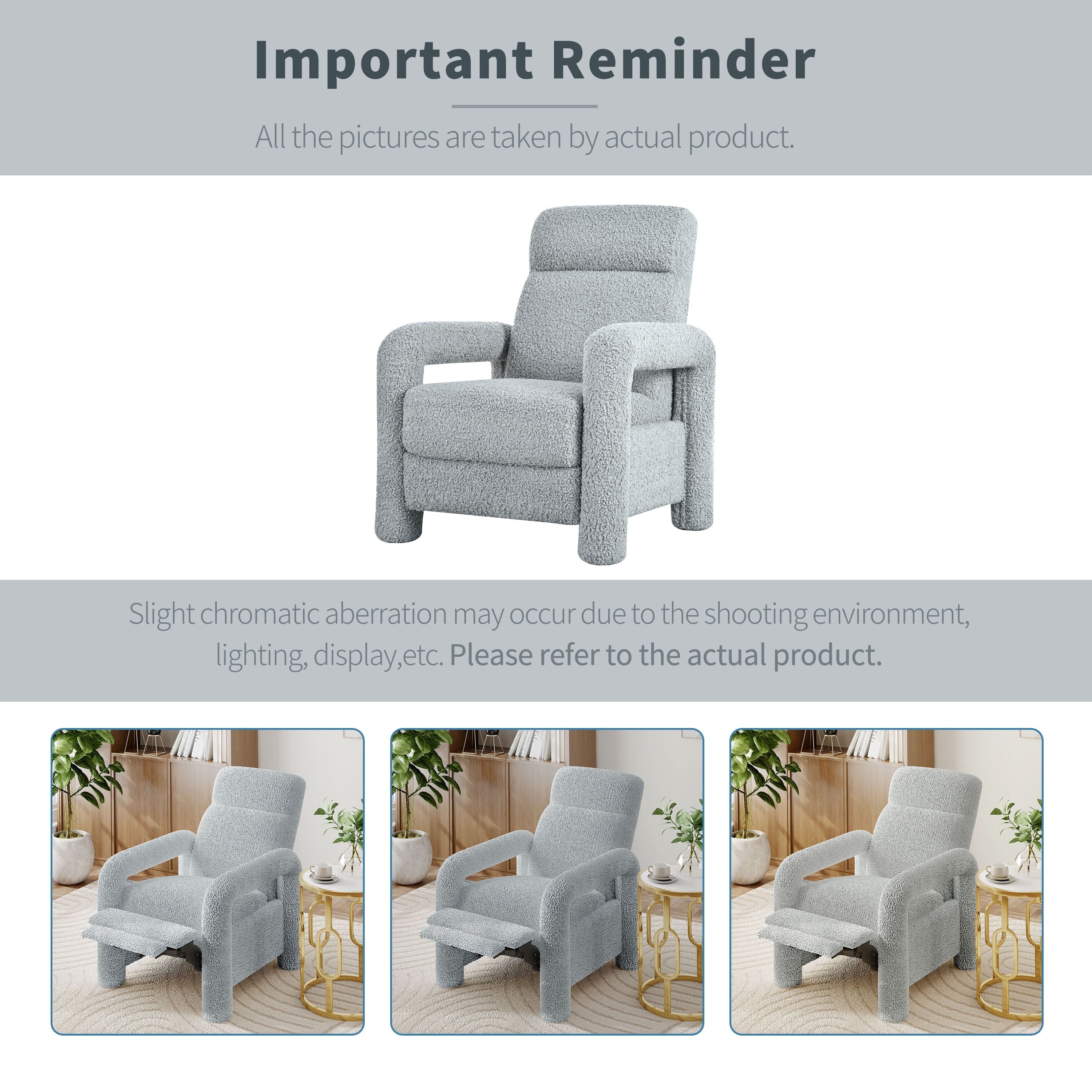 Christopher Knight Home - Fauteuil inclinable à dossier réglable