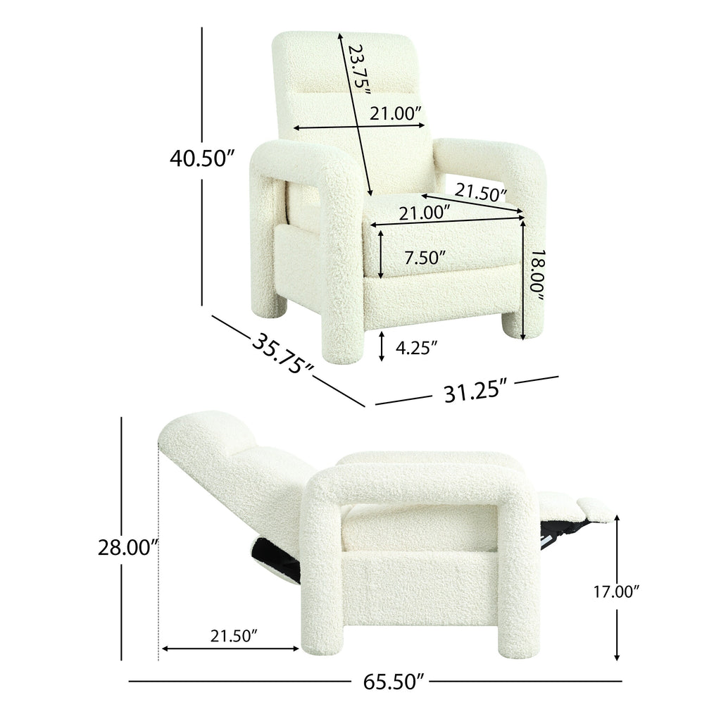 Christopher Knight Home - Fauteuil inclinable à dossier réglable
