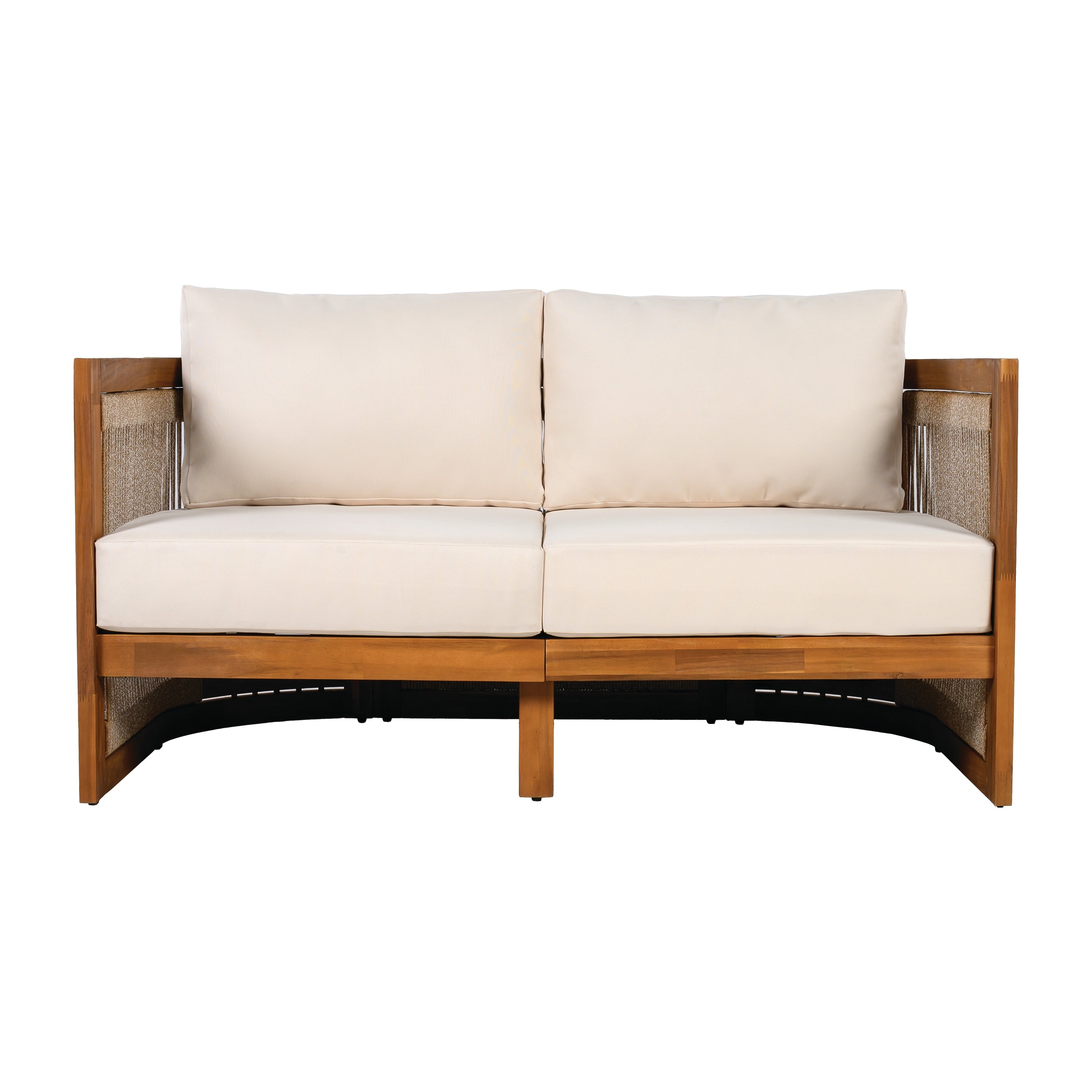 Christopher Knight Home - Ensemble de conversation d'extérieur Sophia 4 pièces en bois d'acacia