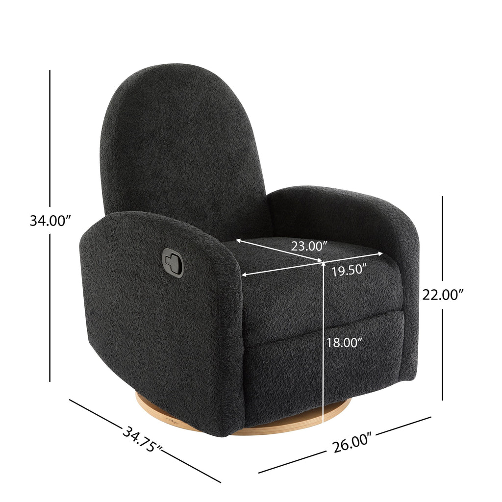 Fauteuil inclinable pivotant et coulissant Boucle 360 ​​de Christopher Knight Home