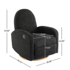 Fauteuil inclinable pivotant et coulissant Boucle 360 ​​de Christopher Knight Home