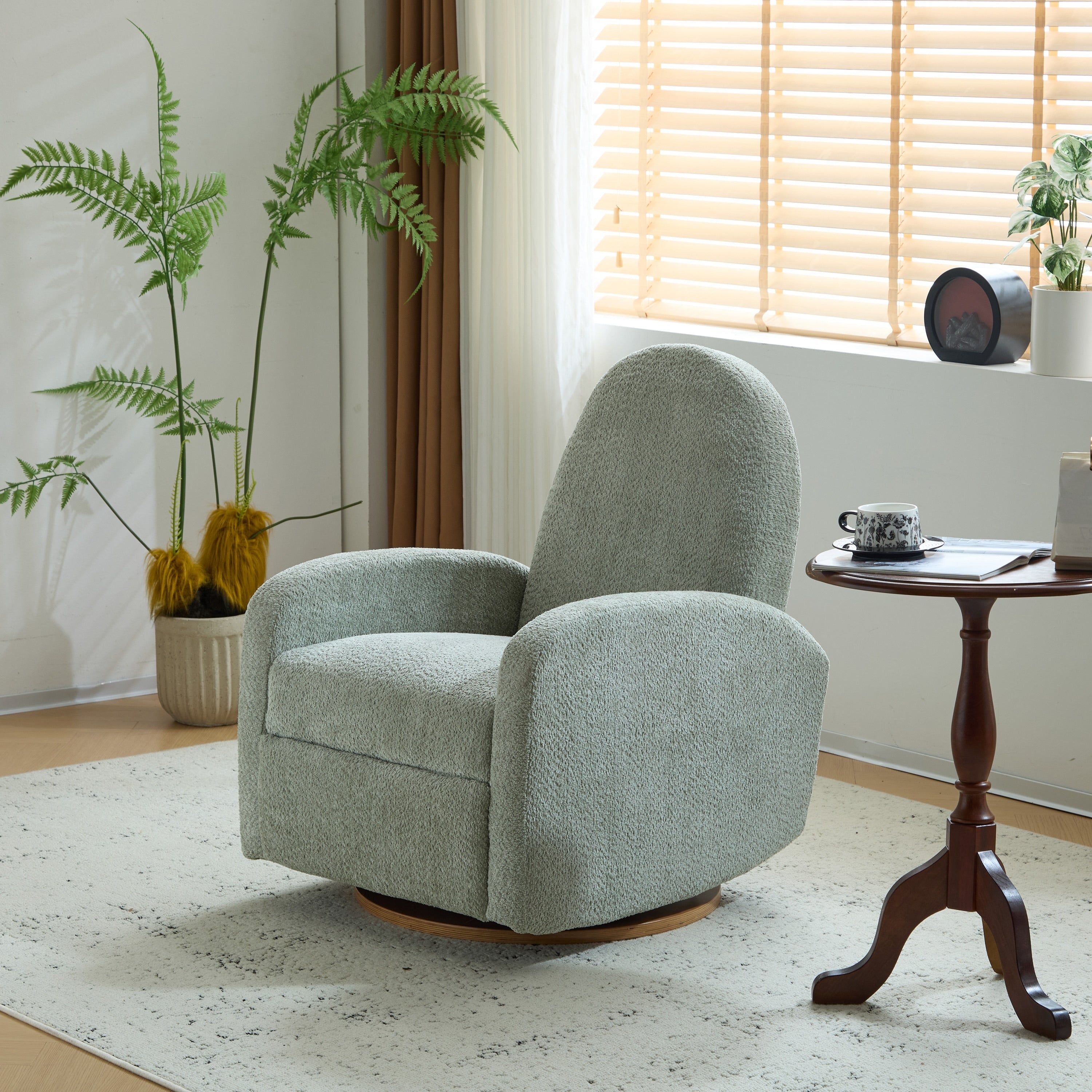 Fauteuil inclinable pivotant et coulissant Boucle 360 ​​de Christopher Knight Home