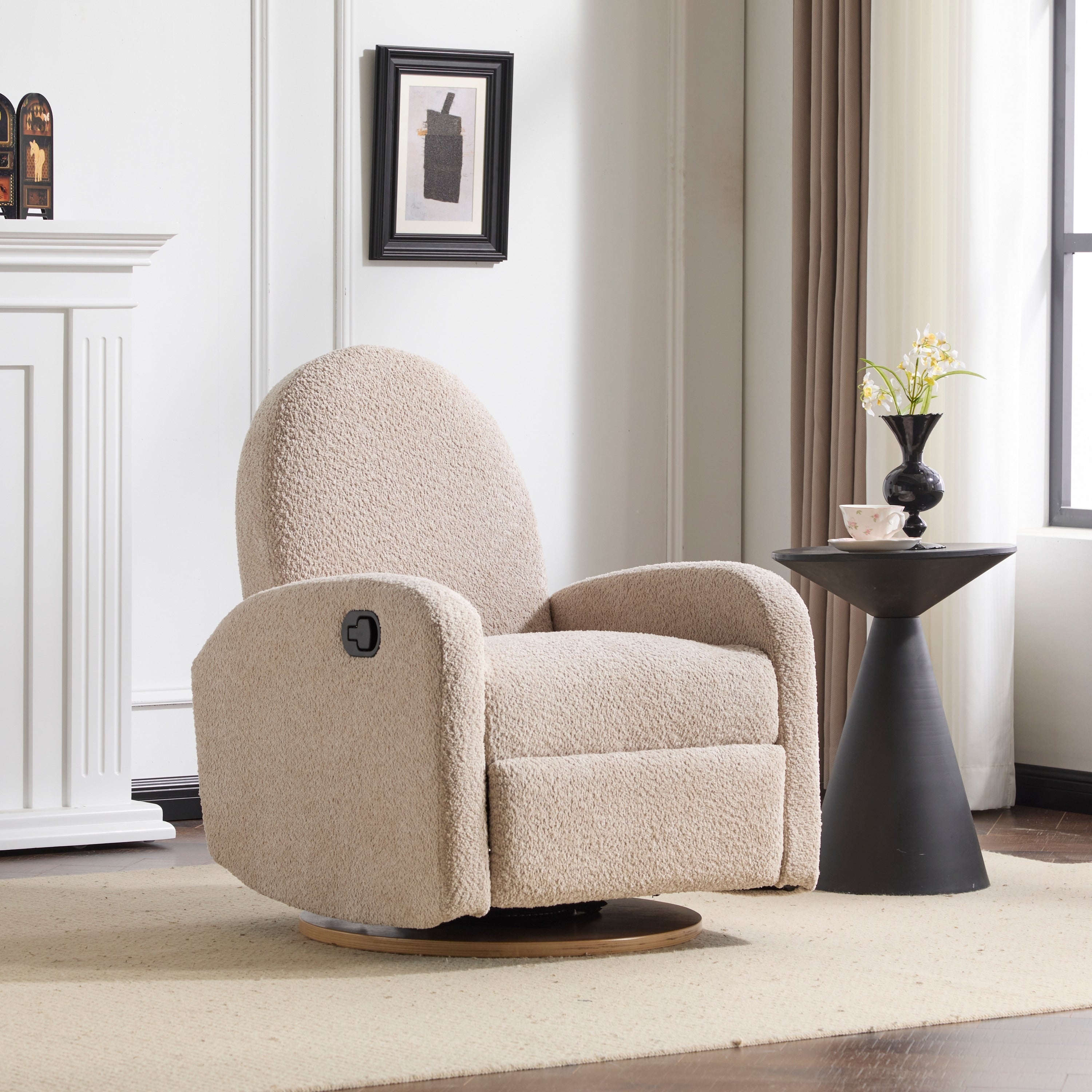 Fauteuil inclinable pivotant et coulissant Boucle 360 ​​de Christopher Knight Home