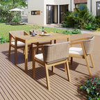 Ensemble de salle à manger de patio 5 pièces Christopher Knight Home